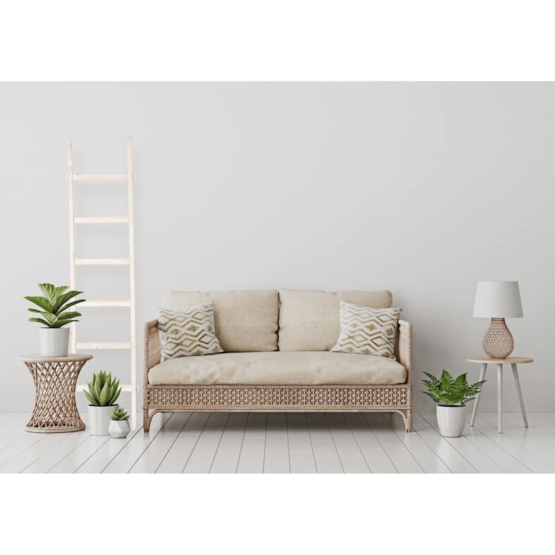 Decorative Fir Wood Ladder with 6 Rungs