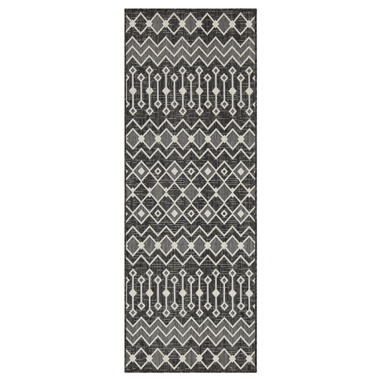 Blue 7 ft. 10 in. x 10 ft. 3 in. Indoor/Outdoor Area Rug