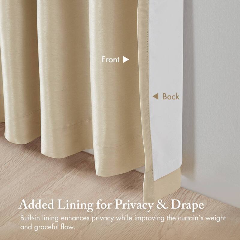 Madison Park Emilia Twist Tab Total Blackout Window Curtain Panel