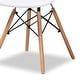 preview thumbnail 7 of 9, Galen Modern and Contemporary Plastic and Wood Dining Set (5pc)