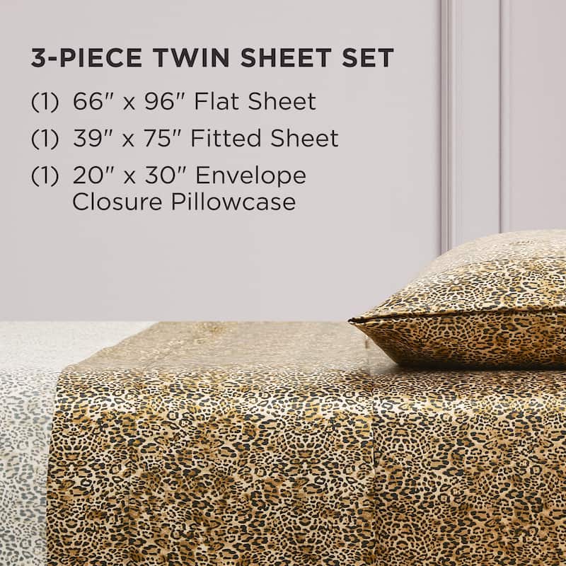 Juicy Couture Silky Satin Sheet Set