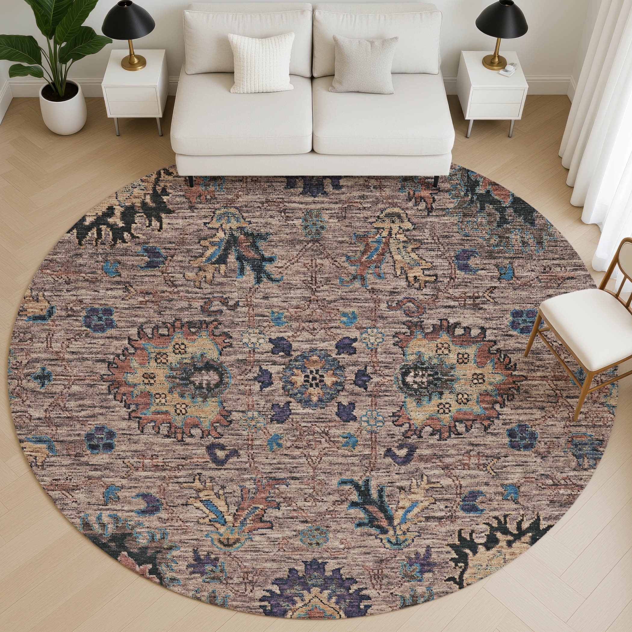 Premium Washable Super Soft Traditional Lily Mayfield Rug