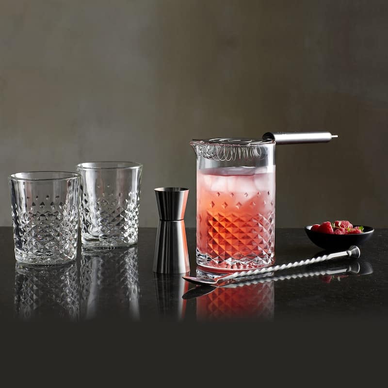 Libbey Classic Cocktail Carats 4-Piece Bar Mixing Set - Set of 4