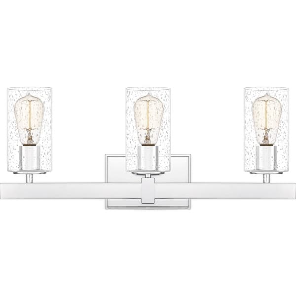 slide 2 of 5, Kirby 3-Light Polished Chrome Vanity Light - Polished Chrome