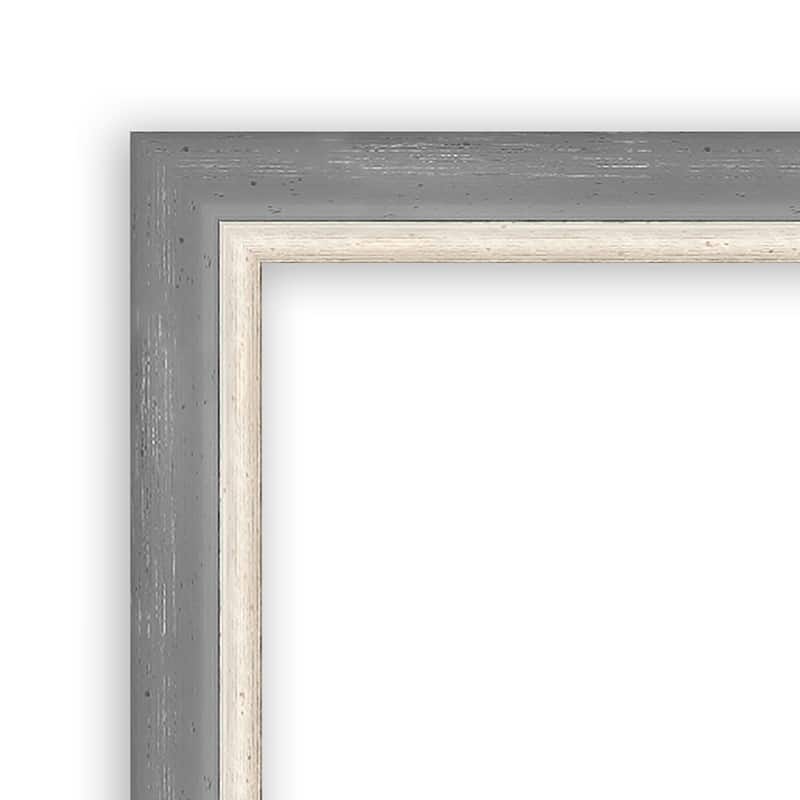 Theo Narrow Wood Framed Black Corkboard Bulletin Board