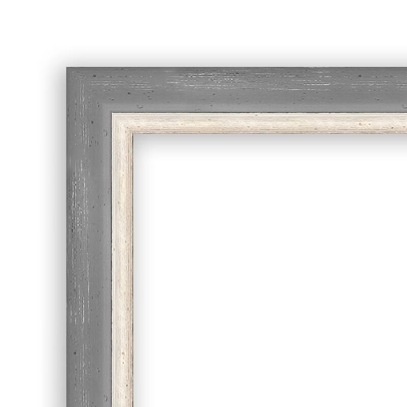 Theo Narrow Wood Framed Natural Corkboard Bulletin Board