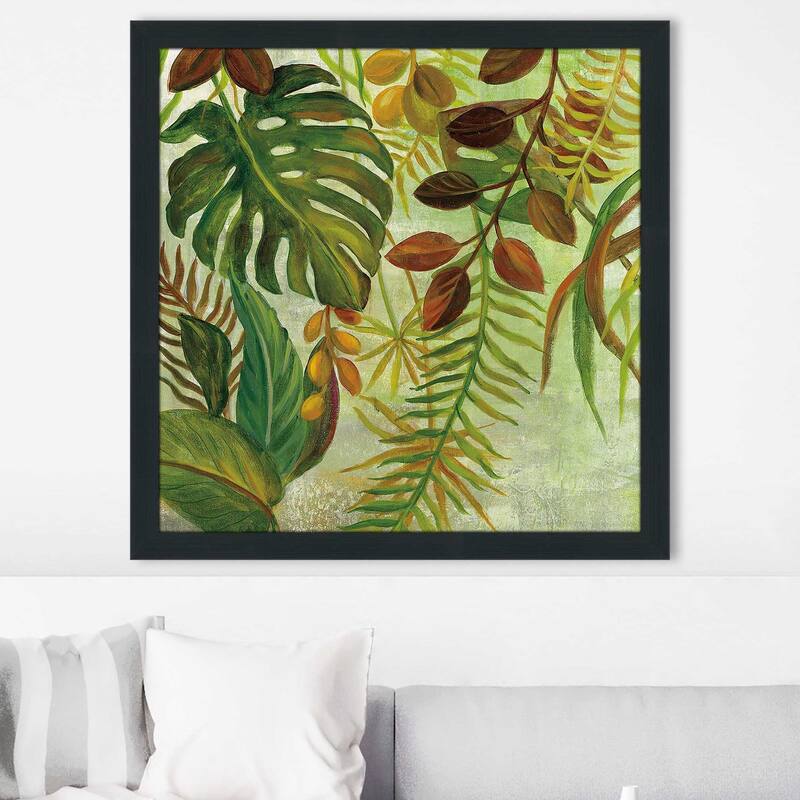 "Tropical Greenery I" by Silvia Vassileva Print on Acrylic