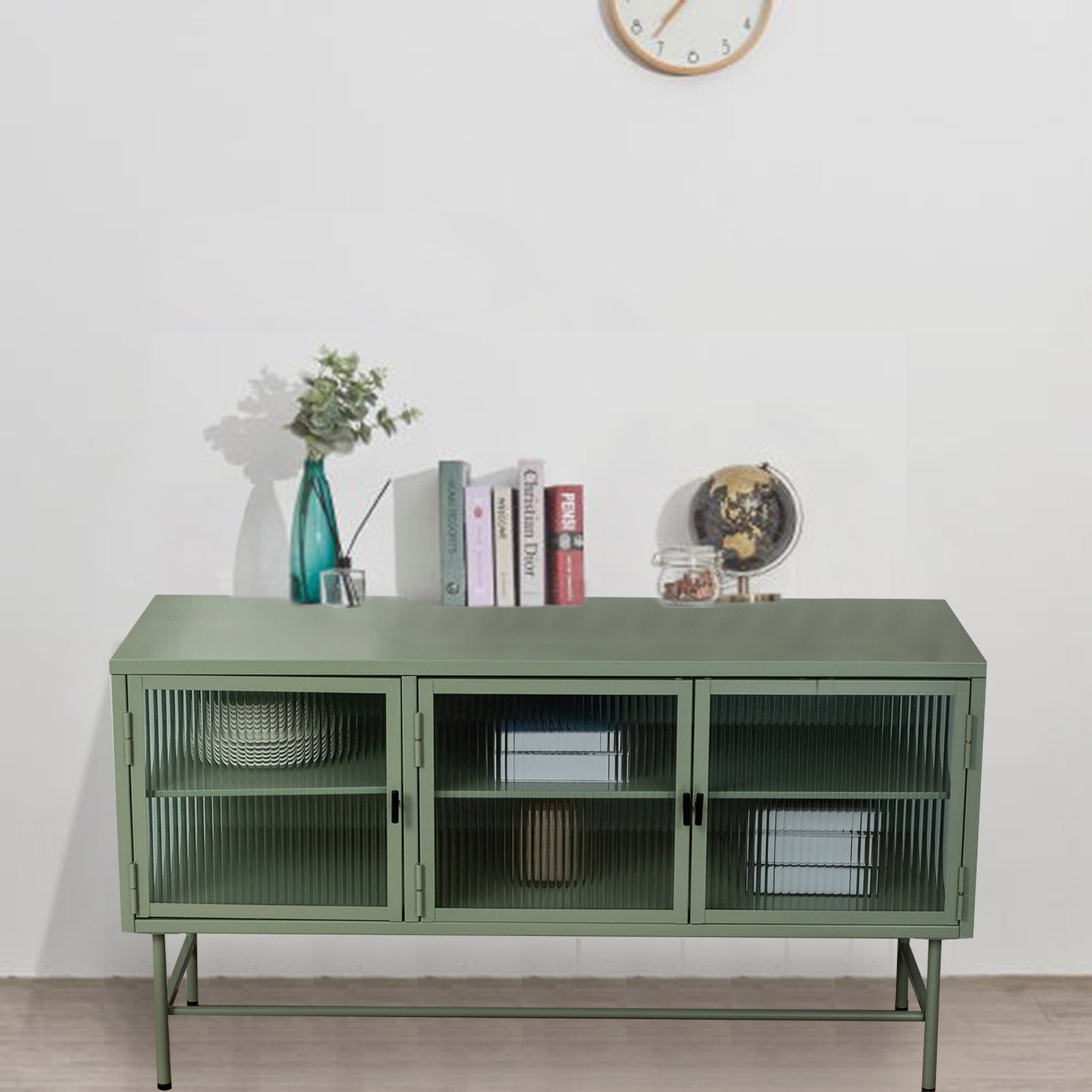 Clear glass tv stand 55 inch shop