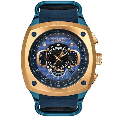 Egard Men's V1-Viking Suri Blue Dial Watch - WCH-5083-Y0N178 - 6 (36)