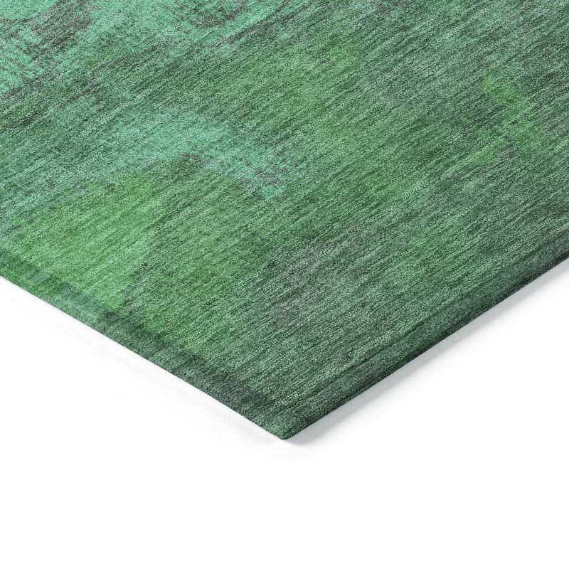 HomeRoots Abstract Modern Rectangle Outdoor Rug