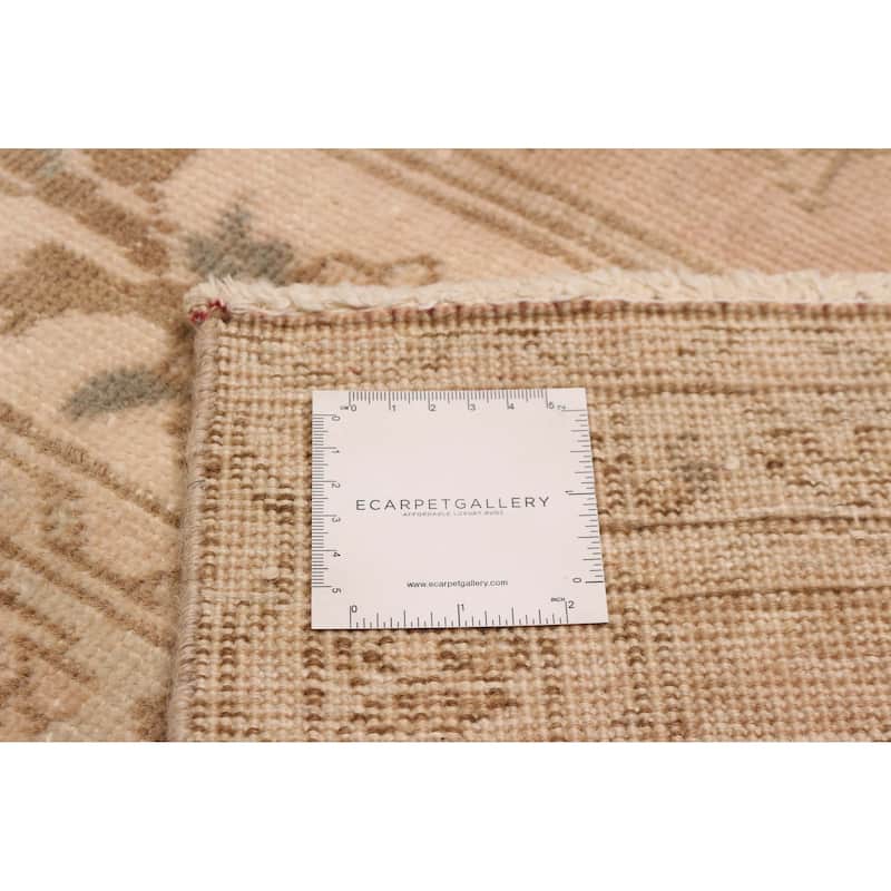 ECARPETGALLERY Hand-knotted Antalya Vintage Light Copper Wool Rug - 9'11 x 12'9