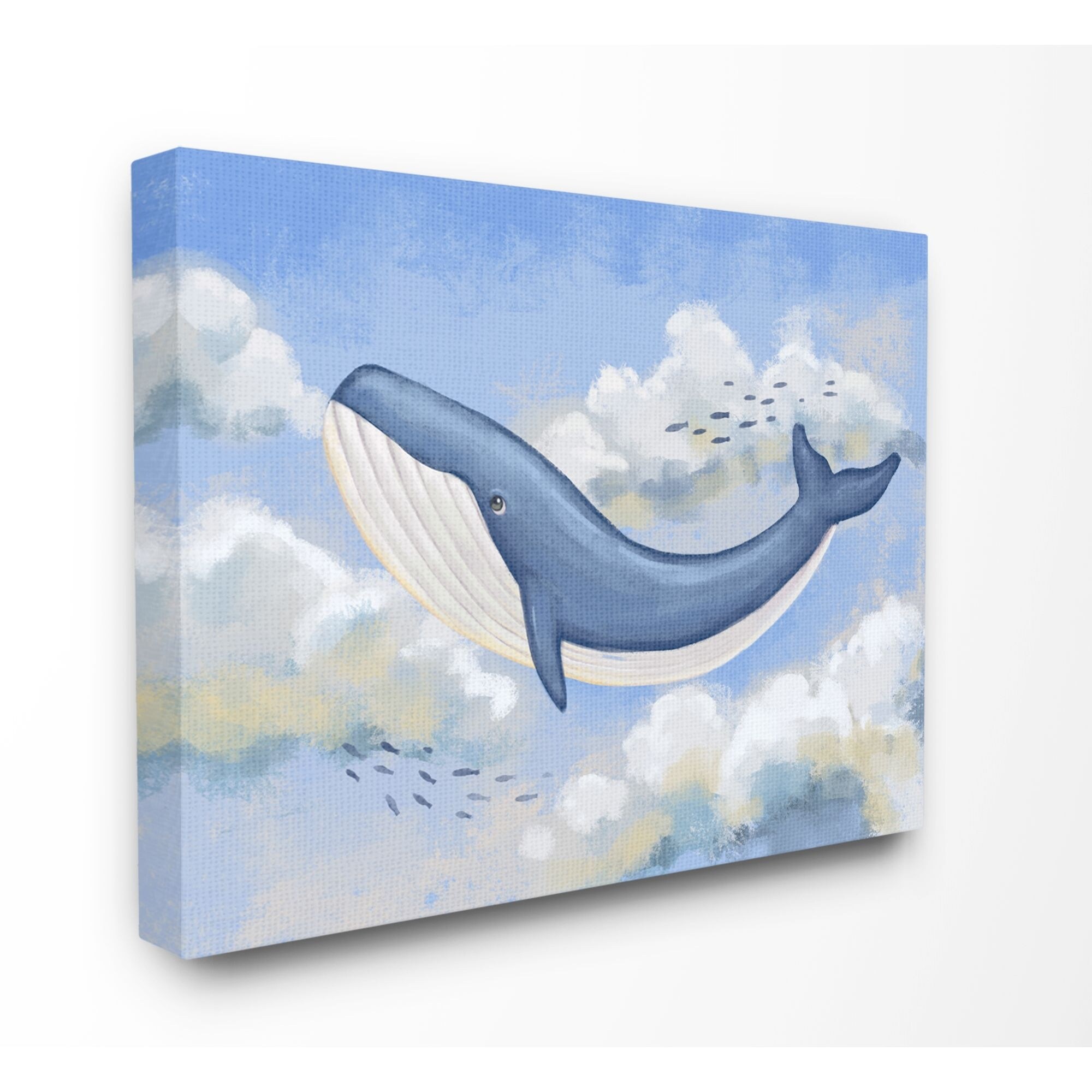 Shop The Kids Room By Stupell Flying Whale Animal Pastel Blue Kids