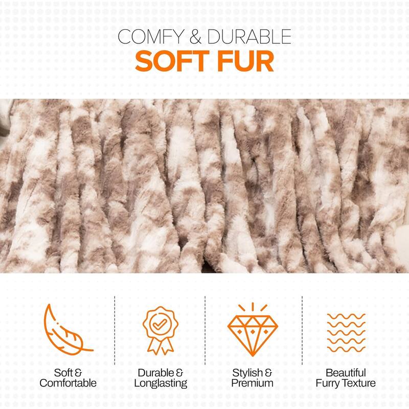 Cheer Collection Luxurious Soft Throw Blanket.