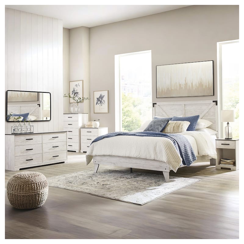 Signature Design by Ashley Shawburn Contrasting Woodgrain Chest of Drawers