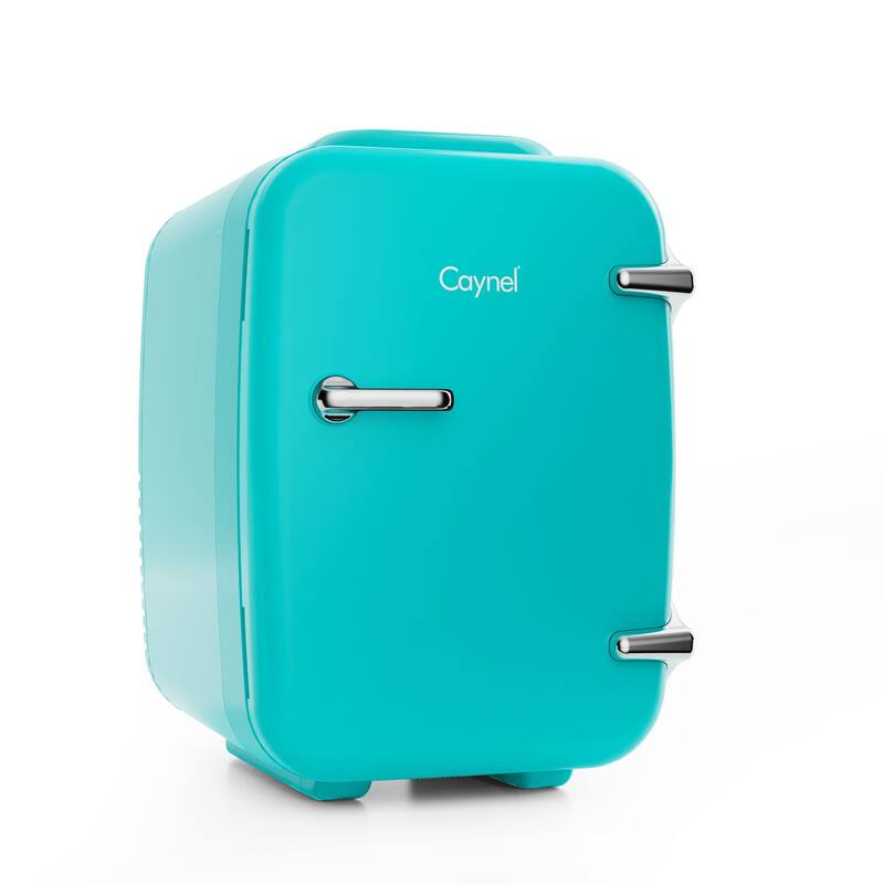 Caynel 4 Liter Portable Cooler and Warmer Mini Fridge for Home, Car