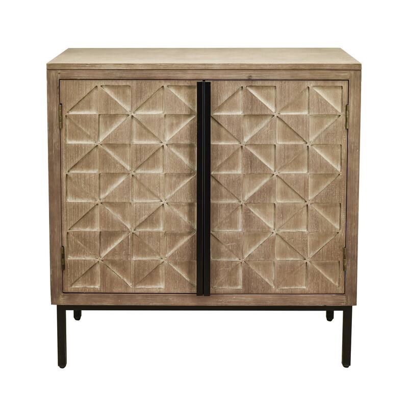 Make old styles 30" Wood 2-door Accent Cabinet in Natural