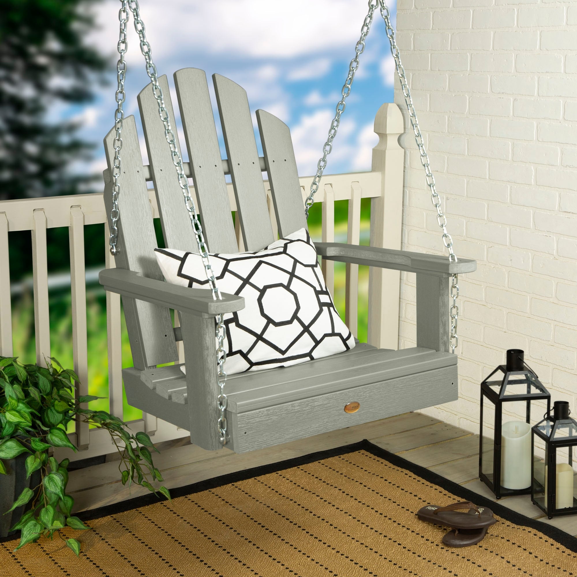 Single seat outdoor swing shop