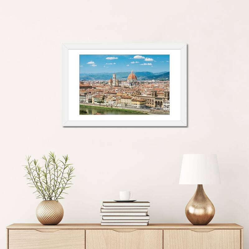 iCanvas "Florence Skyline With Florence Cathedral In Summer, Tuscany, Italy" by Jan Becke PFA