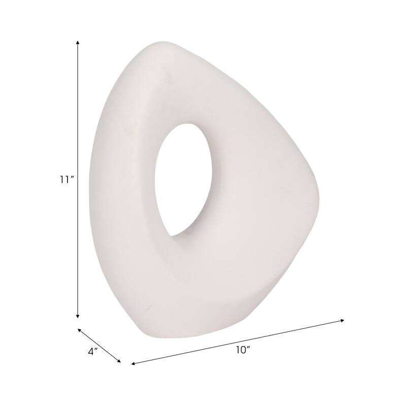 Sagebrook Home Lopsided Open Cut Out Vase