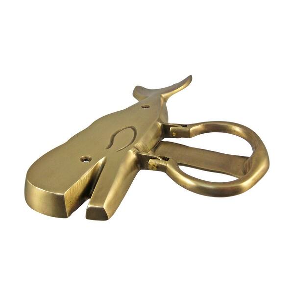 Shop Solid Brass Whale Door Knocker 5 5 X 8 X 0 75 Inches Free