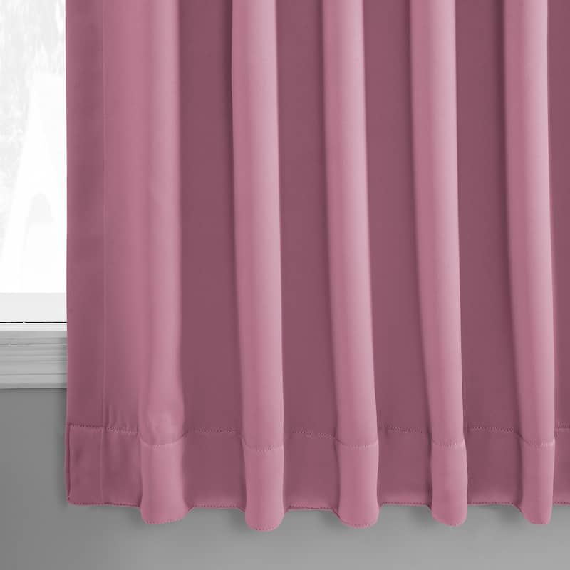 Exclusive Fabrics Room Darkening Curtain Panel Pair 63 inches (2 Panels) - 50 x 63