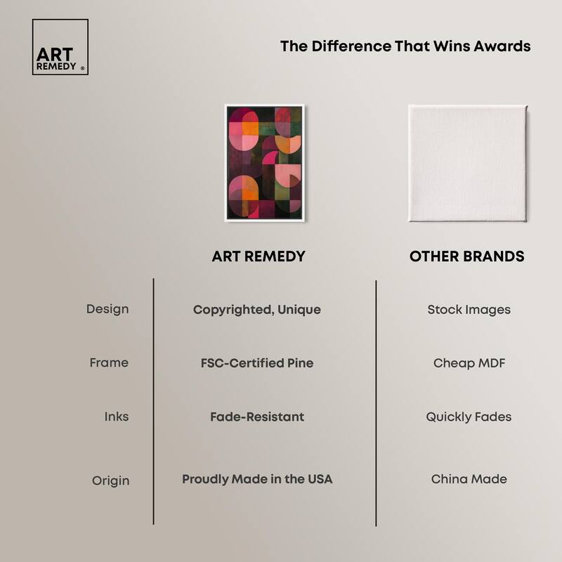 Bauhaus Romance Canvas by Art Remedy