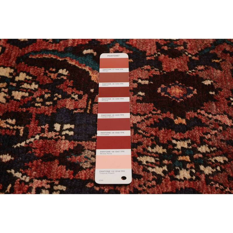 ECARPETGALLERY Hand-knotted Andelz Red Wool Rug - 3'9 x 10'5