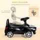 preview thumbnail 6 of 10, Modern Kids Ride-On Push Car with Music, Horn, and Storage - Foot-to-Floor Sliding Toy for Toddlers