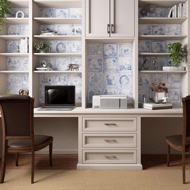 Merola Tile Once Upon A Tile 9-3/4" x 9-3/4" Porcelain Floor and Wall Tile