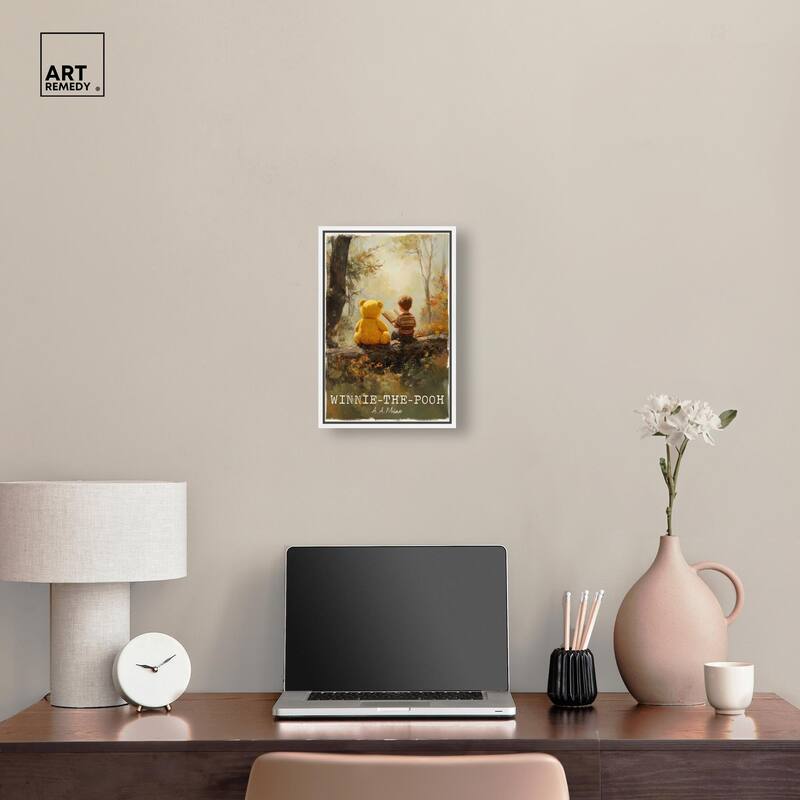Classic Winnie the Pooh Canvas by Art Remedy