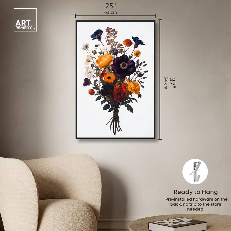 Regal Rose Riot II Canvas by Art Remedy