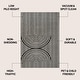 preview thumbnail 19 of 37, JONATHAN Y Peater High-Low MidCentury Modern Arch Stripe Two-Tone Indoor/Outdoor Rug