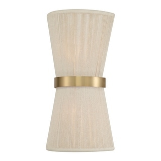 Cecilia 2-Light Sconce - 8.75"W x 16"H x 5"E