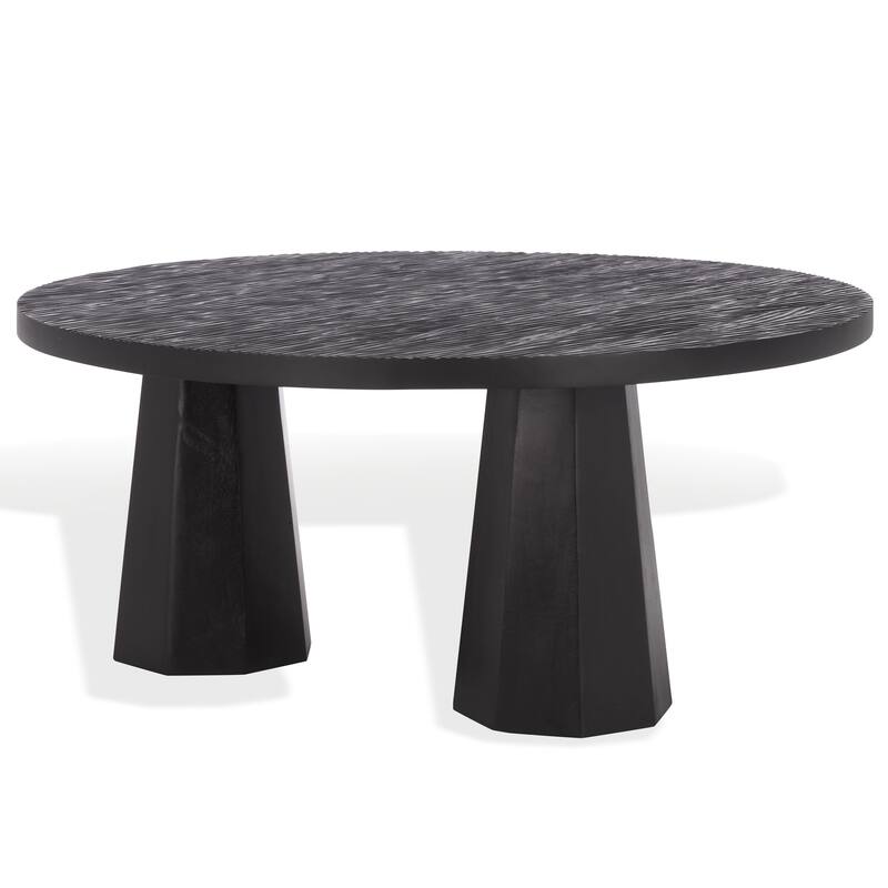 SAFAVIEH Couture Petraclara Wood Coffee Table - 43"W x 43"D x 19"H