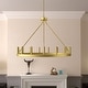preview thumbnail 40 of 56, Acroma 15-light Farmhouse Large Wagon Wheel Candle Chandelier with UL Certified - D40'' * H130'' Muted Brass