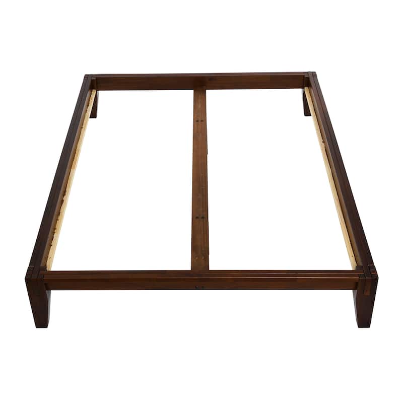 Yume Solid Wood Platform Bed with Japanese Joinery