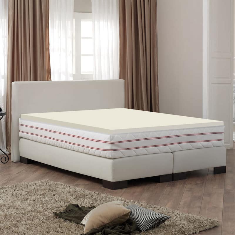 ONETAN 2-Inch High Density Foam Mattress Toppers,Add Comfort To Mattress