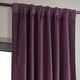 preview thumbnail 90 of 129, Exclusive Fabrics Signature Blackout Velvet Curtain (1 Panel)