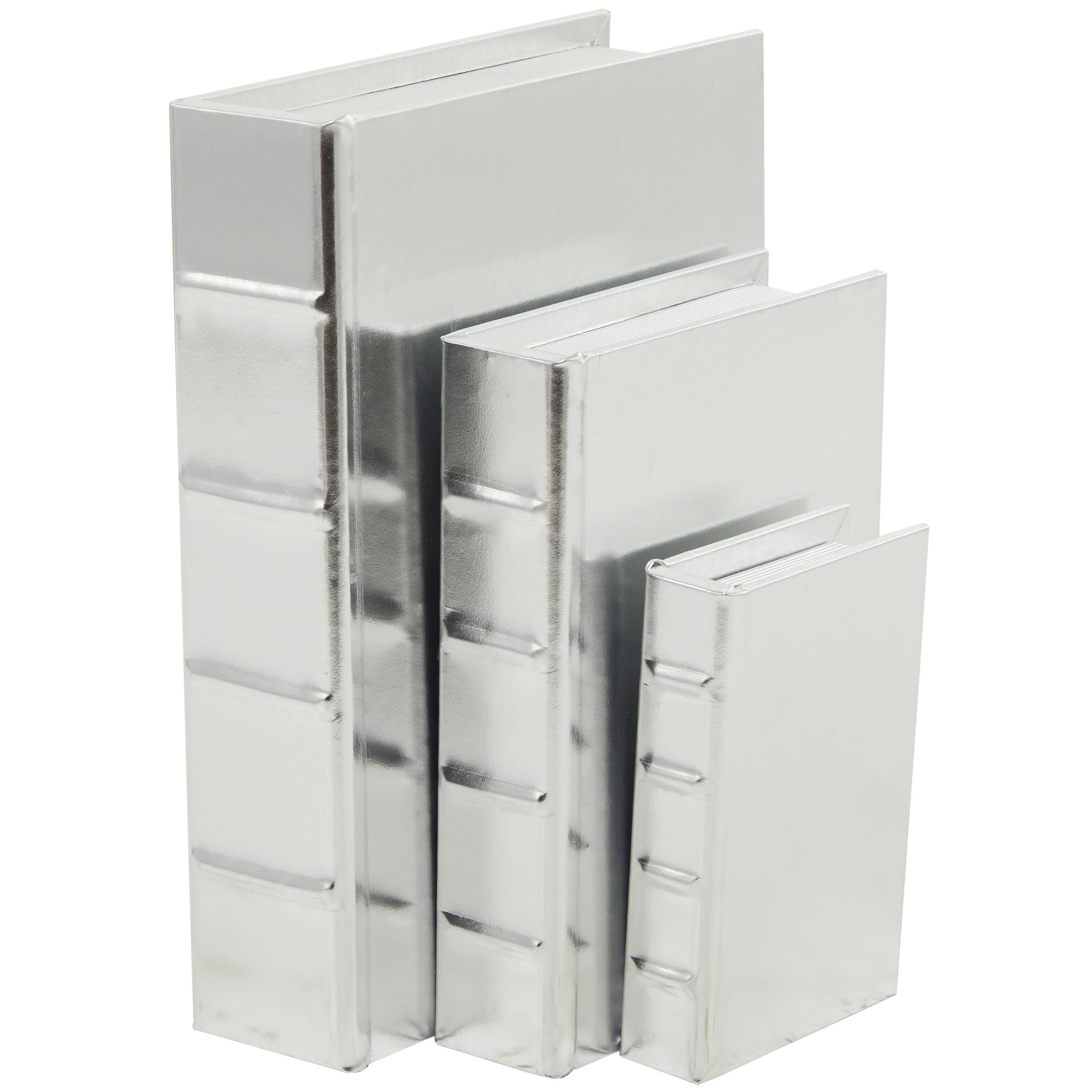 Option Metallic Silver Set of 3 - 2.80"W ,11.95"H
