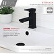 preview thumbnail 7 of 34, Single Hole 1-Handle Bathroom Faucet - Faucet Height: 6" | Spout Height: 2 11/16"