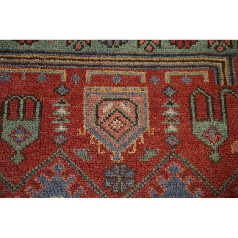 Traditional Sirjan Indian Area Rug Handmade Wool Carpet - 7'9"x 9'11"