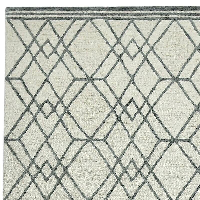 HomeRoots Geometric Lodge Rectangle Area Rug