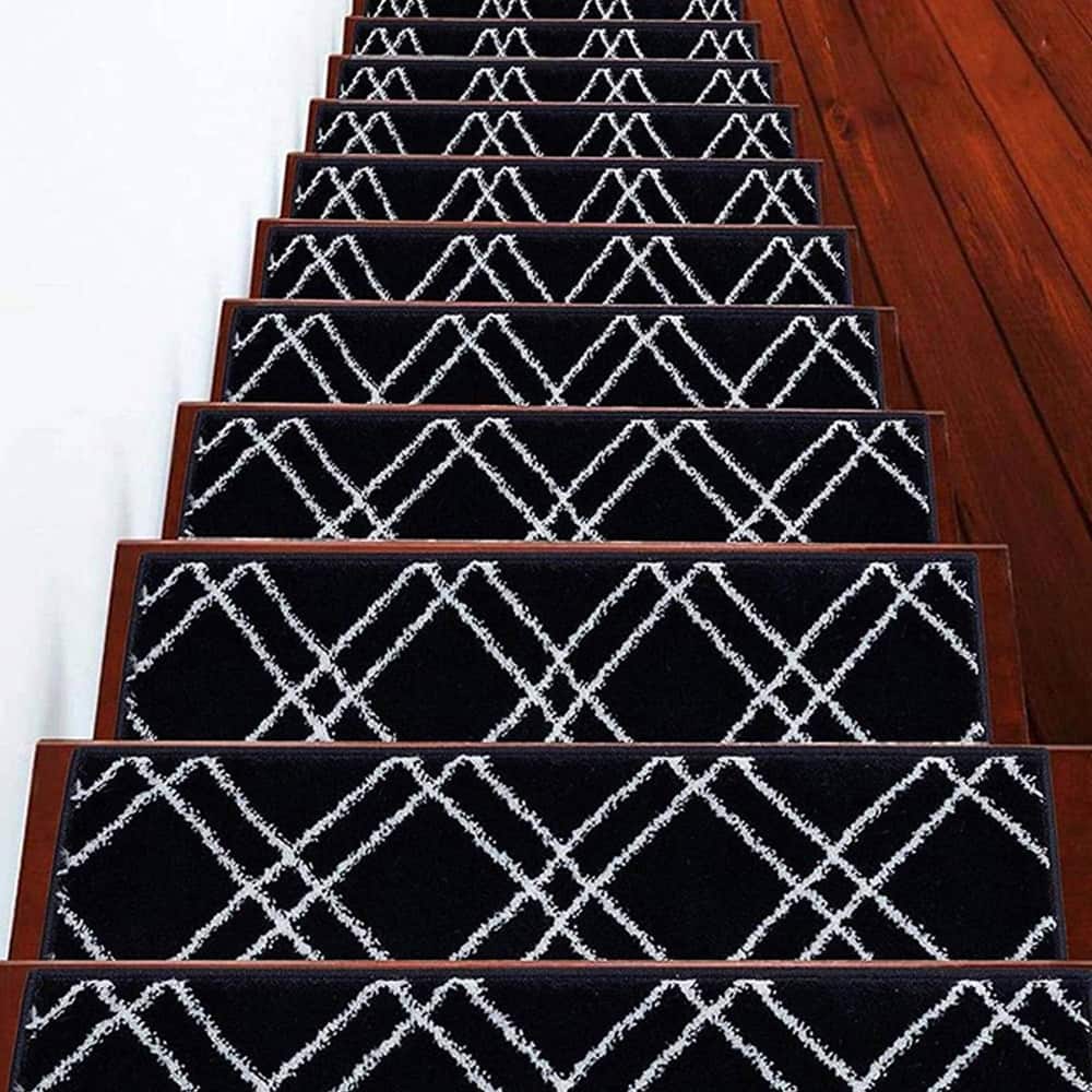 SUSSEXHOME Vintage Collection Stair Treads Polypropylene 9"x28"