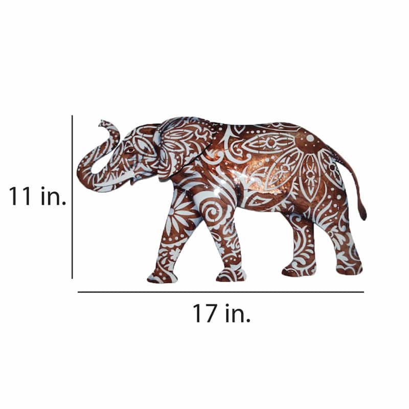 Capiz Elephant Wall Decor
