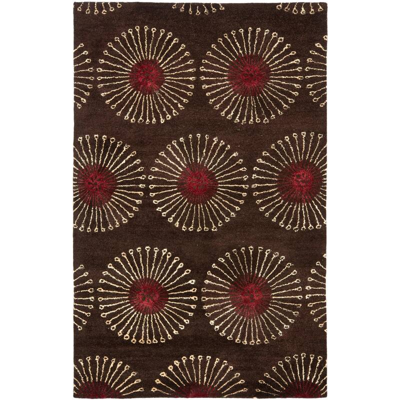 SAFAVIEH Handmade Soho Chimere Dandelion Pattern New Zealand Wool