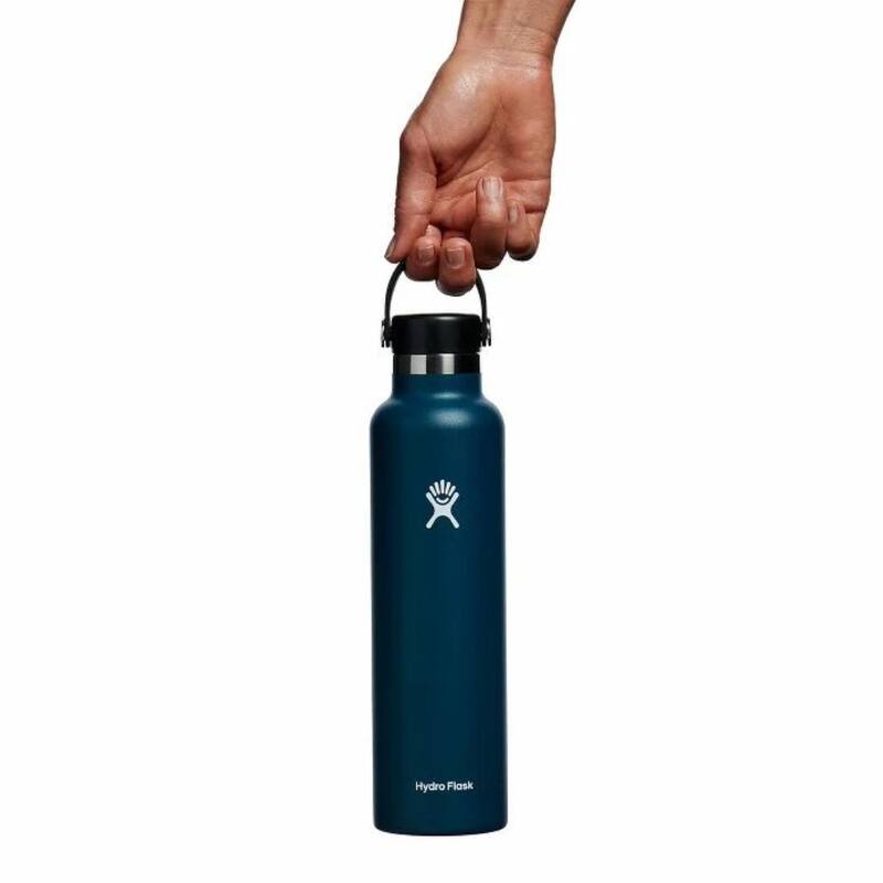 Hydro Flask Standard Mouth Vacuum Insulation Water Bottle, 24oz, Indigo