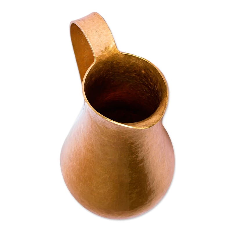 Novica Handmade Michoacan Magic Copper Pitcher