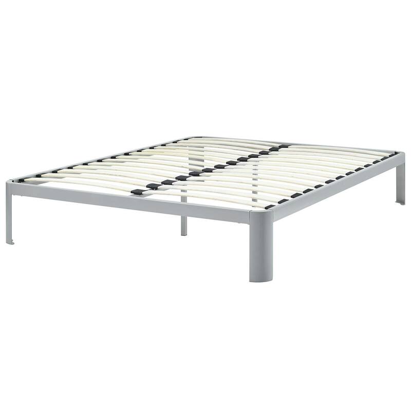 Copley Grey King Size Metal Bed Frame