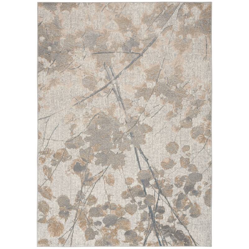 Calvin Klein CK950 Rush Indoor only Grey Abstract Area Rug - 3' 2" x 5' - Grey/Multicolor - Rectangle