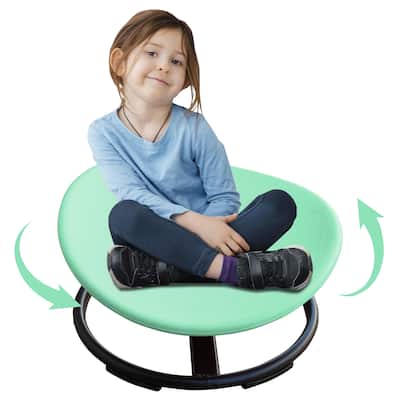KIds Sensory Swivel Chair For Children With Autism, Sensory Toys For Children With ADHD, Training Body Coordination, Green